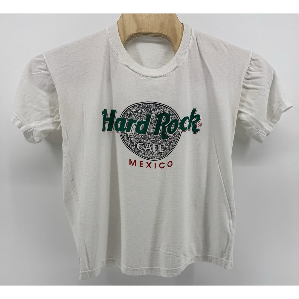 Vintage 90s Hard Rock Cafe Mexico Save the Planet T-Shirt Size XL